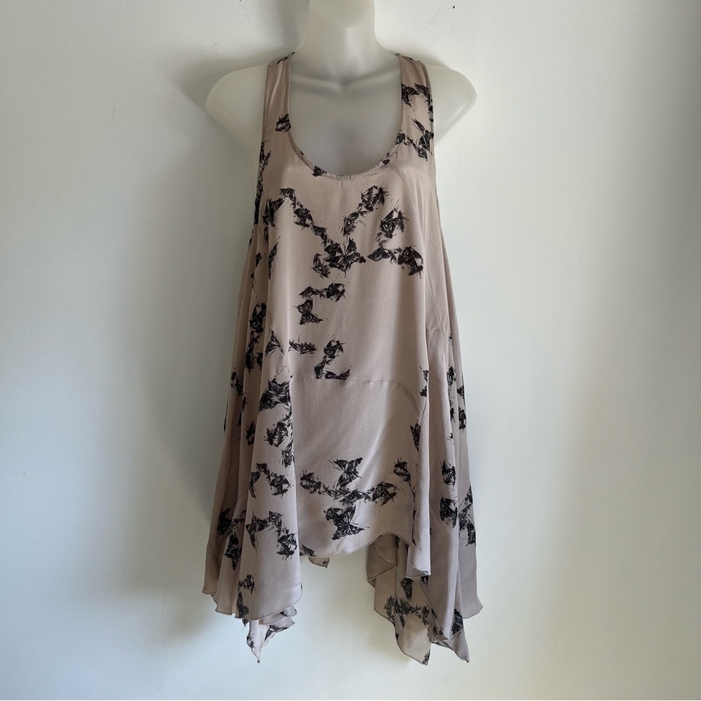BIYA Johnny Was Butterfly Silk Flowing Boho Dress